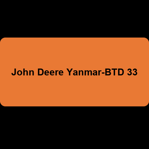 John Deere Yanmar-BTD 33